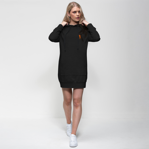 Women's Printed Hooded Sweater Dress