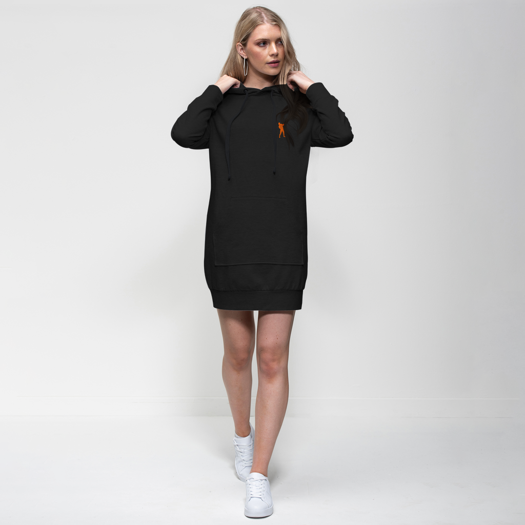 Women's Printed Hooded Sweater Dress